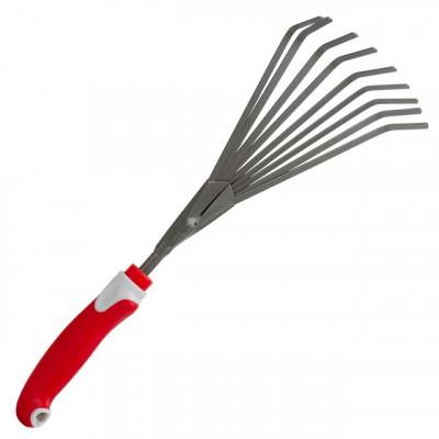 Будкрам купить Грабли веерные 370 мм*155 мм с комбинированной рукояткой INTERTOOL FT-0031 Грабли веерные 370 мм*155 мм с комбинированной рукояткой INTERTOOL FT-0031 2