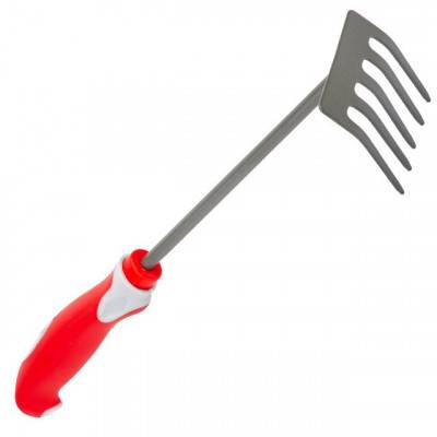 Будкрам купить Грабли садовые 335 мм*85 мм с с комбинированной рукояткой INTERTOOL FT-0032 Грабли садовые 335 мм*85 мм с с комбинированной рукояткой INTERTOOL FT-0032 4