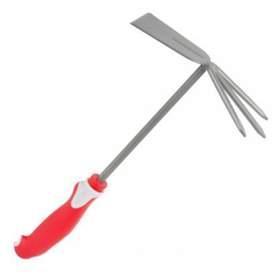 Будкрам купить Сапка с мотыгой садовая 335 мм*195 мм с комбинированной рукояткой INTERTOOL FT-0033 Сапка с мотыгой садовая 335 мм*195 мм с комбинированной рукояткой INTERTOOL FT-0033 2