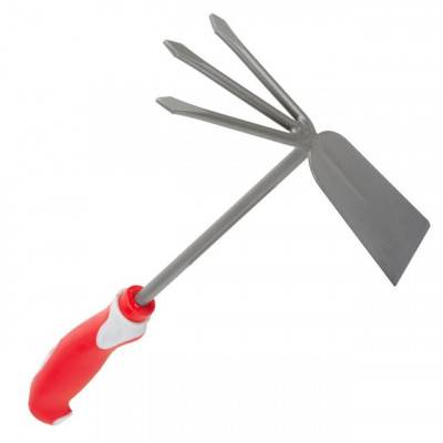 Будкрам купить Сапка с мотыгой садовая 335 мм*195 мм с комбинированной рукояткой INTERTOOL FT-0033 Сапка с мотыгой садовая 335 мм*195 мм с комбинированной рукояткой INTERTOOL FT-0033 7