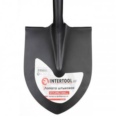 Будкрам купить Лопата штыковая, ручка из фибергласса, 217х290х1050 мм INTERTOOL FT-2013 Лопата штыковая, ручка из фибергласса, 217х290х1050 мм INTERTOOL FT-2013 2