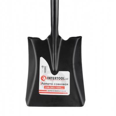 Будкрам купить Лопата совковая, ручка из фибергласса, 238х282х1050 мм INTERTOOL FT-2014 Лопата совковая, ручка из фибергласса, 238х282х1050 мм INTERTOOL FT-2014 5