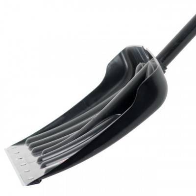 Будкрам купити Лопата для уборки снега 460*340мм с ручкой 1300 мм INTERTOOL FT-2021