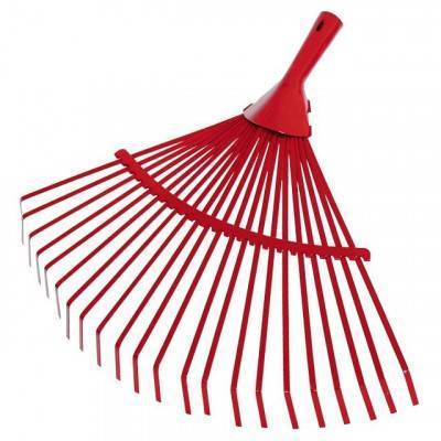 Будкрам купити Грабли веерные 410x460 мм, 16 прутьев INTERTOOL FT-3001