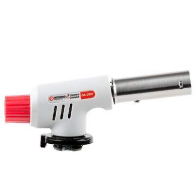 Будкрам купить Горелка газовая, пьезозажигание на регуляторе INTERTOOL GB-0021 Горелка газовая, пьезозажигание на регуляторе INTERTOOL GB-0021 4