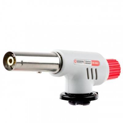 Будкрам купить Горелка газовая, пьезозажигание на регуляторе INTERTOOL GB-0021 Горелка газовая, пьезозажигание на регуляторе INTERTOOL GB-0021 9
