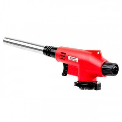 Будкрам купити Горелка газовая, пьезозажигание на курке, регулятор, удлиненное сопло INTERTOOL GB-0022 Горелка газовая, пьезозажигание на курке, регулятор, удлиненное сопло INTERTOOL GB-0022 6