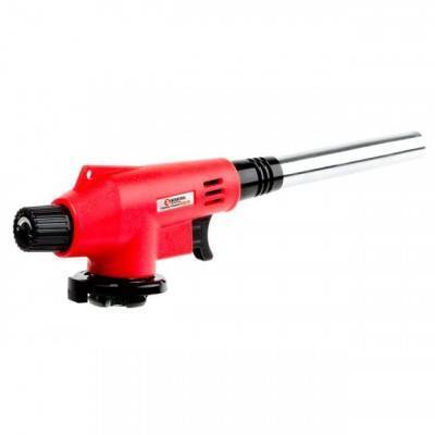 Будкрам купити Горелка газовая, пьезозажигание на курке, регулятор, удлиненное сопло INTERTOOL GB-0022 Горелка газовая, пьезозажигание на курке, регулятор, удлиненное сопло INTERTOOL GB-0022 8