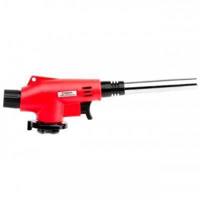 Будкрам купити Горелка газовая, пьезозажигание на курке, регулятор, удлиненное сопло INTERTOOL GB-0022 Горелка газовая, пьезозажигание на курке, регулятор, удлиненное сопло INTERTOOL GB-0022 9