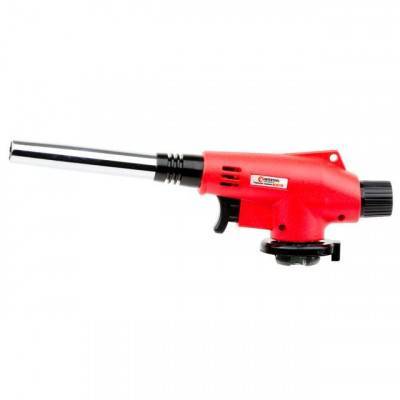 Будкрам купити Горелка газовая, пьезозажигание на курке, регулятор, удлиненное сопло INTERTOOL GB-0022 Горелка газовая, пьезозажигание на курке, регулятор, удлиненное сопло INTERTOOL GB-0022 11