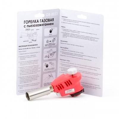 Будкрам купить Горелка газовая, пьезозажигание на курке, регулятор, рассекатель пламени INTERTOOL GB-0023 Горелка газовая, пьезозажигание на курке, регулятор, рассекатель пламени INTERTOOL GB-0023 3