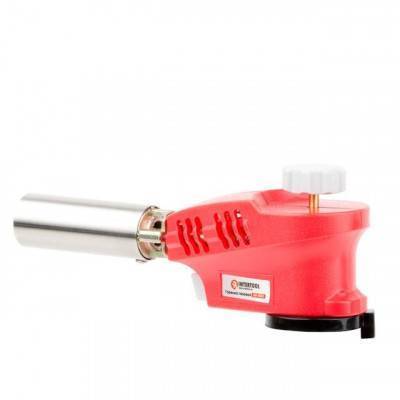 Будкрам купить Горелка газовая, пьезозажигание на курке, регулятор, рассекатель пламени INTERTOOL GB-0023 Горелка газовая, пьезозажигание на курке, регулятор, рассекатель пламени INTERTOOL GB-0023 6