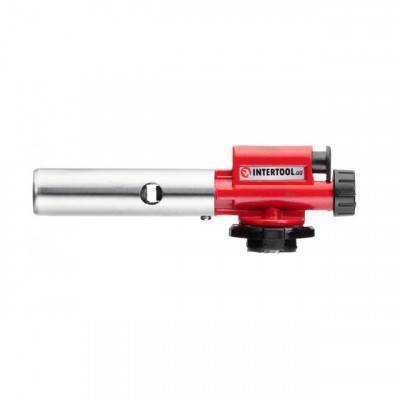 Будкрам купить Горелка газовая, пьезозажигание, регулятор, цельнометаллический корпус. INTERTOOL GB-0027 Горелка газовая, пьезозажигание, регулятор, цельнометаллический корпус. INTERTOOL GB-0027 4