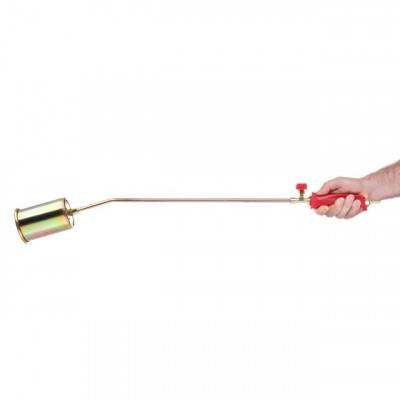 Будкрам купити Горелка газовая с регулятором 830мм, сопло138мм, Ø76мм. INTERTOOL GB-0043