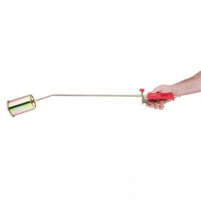 Будкрам купить Горелка газовая с регулятором и клапаном 830мм, сопло 138мм, Ø76мм. INTERTOOL GB-0047