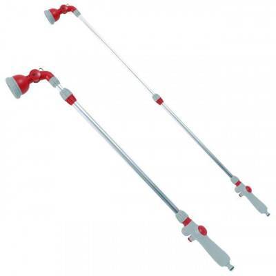 Будкрам купити Пистолет-распылитель на телескопической штанге 90-120 см для полива, 9 функций INTERTOOL GE-0043