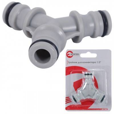 Будкрам купить Тройник для конектора 1/2" INTERTOOL GE-1003 Тройник для конектора 1/2" INTERTOOL GE-1003 1_small
