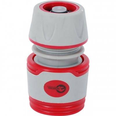 Будкрам купить Конектор с аквастопом 1/2" для шланга 1/2" INTERTOOL GE-1119 Конектор с аквастопом 1/2" для шланга 1/2" INTERTOOL GE-1119 2