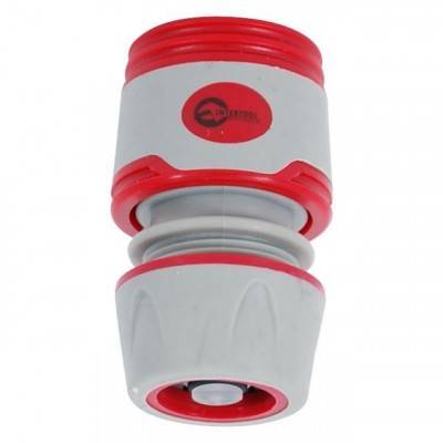 Будкрам купить Конектор с аквастопом 1/2" для шланга 1/2" INTERTOOL GE-1119 Конектор с аквастопом 1/2" для шланга 1/2" INTERTOOL GE-1119 1_small