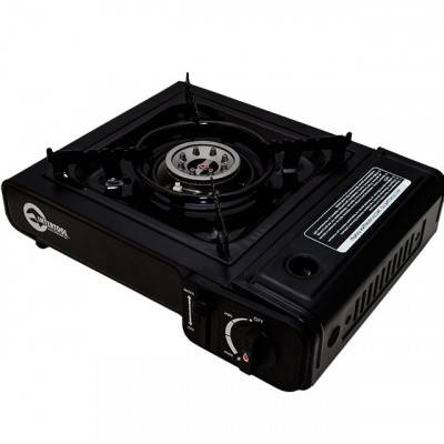 Будкрам купить Плита газовая одноконфорочная, пьезоподжиг, под газовые баллоны бутан и пропан-бутан INTERTOOL GS-0001 Плита газовая одноконфорочная, пьезоподжиг, под газовые баллоны бутан и пропан-бутан INTERTOOL GS-0001 2