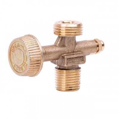 Будкрам купити Вентиль для газовых баллонов и горелок INTERTOOL GS-0009