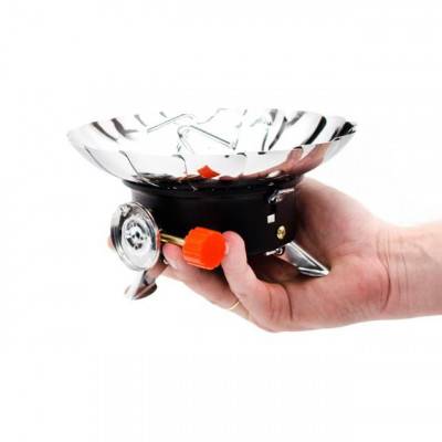 Будкрам купить Горелка газовая туристическая с защитой от ветра INTERTOOL GS-0011 Горелка газовая туристическая с защитой от ветра INTERTOOL GS-0011 2