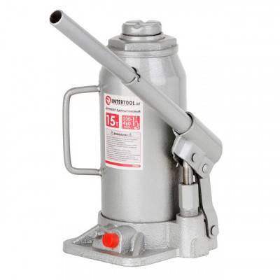 Будкрам купить Домкрат "столбик" одноштоковый 15т INTERTOOL GT0027 Домкрат "столбик" одноштоковый 15т INTERTOOL GT0027 2