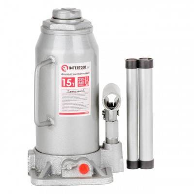 Будкрам купить Домкрат "столбик" одноштоковый 15т INTERTOOL GT0027