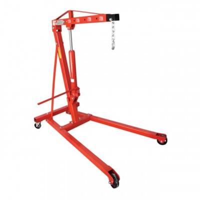 Будкрам купить Гидравлический подкатной кран-съемник двигателя 1 т INTERTOOL GT0807