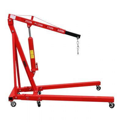 Будкрам купить Гидравлический подкатной кран-съемник двигателя 2 т INTERTOOL GT0808