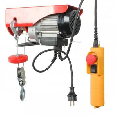 Будкрам купить Лебедка электрическая 220/230В, 500Вт, 125/250 кг, трос 3.0мм*12м INTERTOOL GT1481 Лебедка электрическая 220/230В, 500Вт, 125/250 кг, трос 3.0мм*12м INTERTOOL GT1481 5