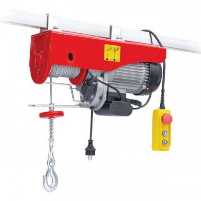 Будкрам купити Лебедка электрическая 220/230В, 900Вт, 250/500кг, трос 4.2мм*12м INTERTOOL GT1482
