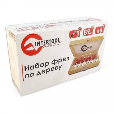 Будкрам купить Набор фрез по дереву 6 ед. INTERTOOL HT-0072