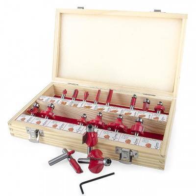 Будкрам купить Набор фрез по дереву, 18 шт. INTERTOOL HT-0073 Набор фрез по дереву, 18 шт. INTERTOOL HT-0073 3