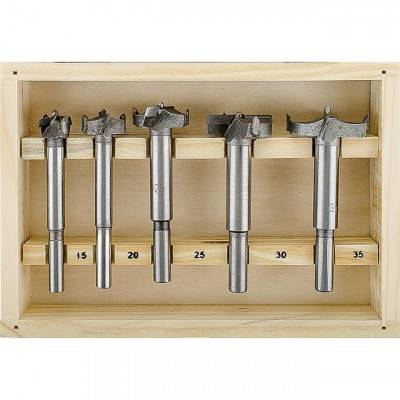 Будкрам купить Набор фрез Форстнера, 5 шт. INTERTOOL HT-0074 Набор фрез Форстнера, 5 шт. INTERTOOL HT-0074 5