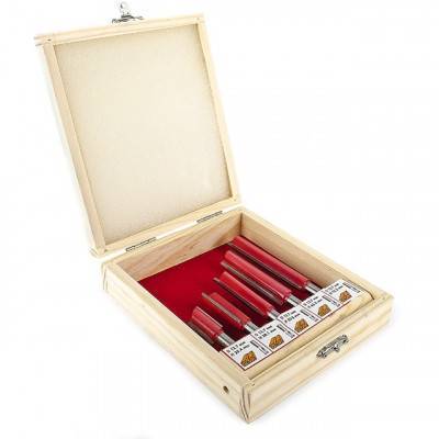 Будкрам купить Набор фрез пазовых прямых, 5 шт. INTERTOOL HT-0075 Набор фрез пазовых прямых, 5 шт. INTERTOOL HT-0075 4