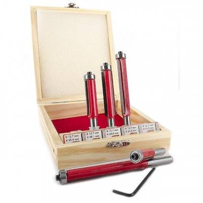 Будкрам купить Набор фрез кромочных прямых, 5 шт. INTERTOOL HT-0076 Набор фрез кромочных прямых, 5 шт. INTERTOOL HT-0076 7