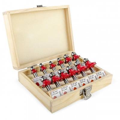 Будкрам купить Набор фрез калевочных, 12 шт. INTERTOOL HT-0077 Набор фрез калевочных, 12 шт. INTERTOOL HT-0077 4