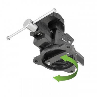 Будкрам купити Тиски слесарные поворотные 100мм INTERTOOL HT-0081 Тиски слесарные поворотные 100мм INTERTOOL HT-0081 4