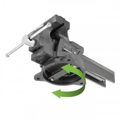 Будкрам купити Тиски слесарные поворотные. 150мм INTERTOOL HT-0083 Тиски слесарные поворотные. 150мм INTERTOOL HT-0083 4