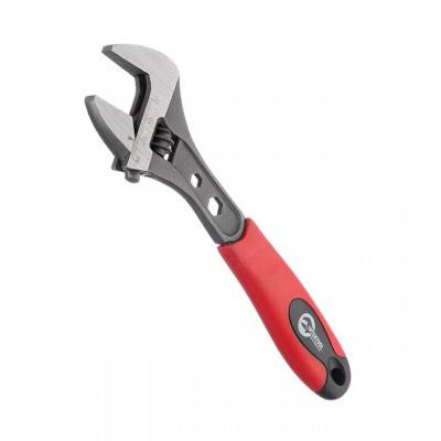 Будкрам купить Ключ разводной 200 мм, двухкомпонентная рукоятка INTERTOOL HT-0196