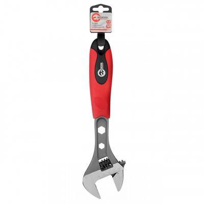 Будкрам купить Ключ разводной 300 мм, двухкомпонентная рукоятка INTERTOOL HT-0198 Ключ разводной 300 мм, двухкомпонентная рукоятка INTERTOOL HT-0198 4