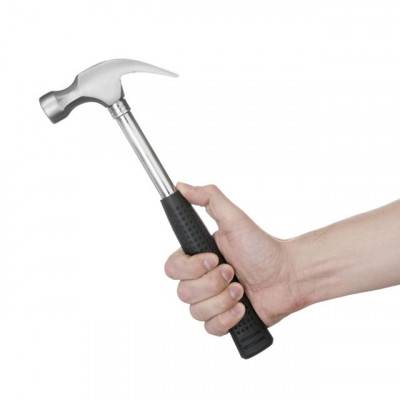 Будкрам купити Молоток столярный с гвоздодером 450г. с металлической ручкой INTERTOOL HT-0224 Молоток столярный с гвоздодером 450г. с металлической ручкой INTERTOOL HT-0224 5