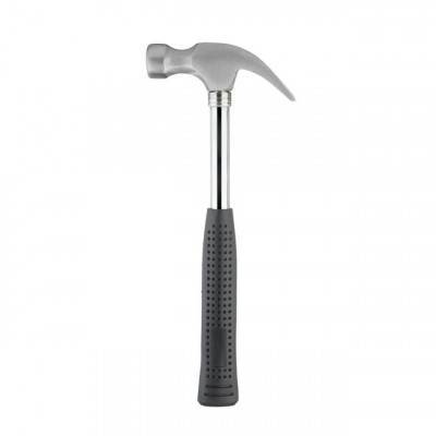 Будкрам купить Молоток столярный с гвоздодером 450г. с металлической ручкой INTERTOOL HT-0224