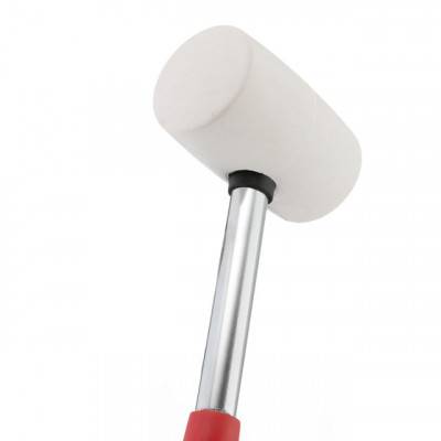 Будкрам купити Киянка резиновая 450 г. 65 мм, белая резина, металлич. ручка INTERTOOL HT-0227 Киянка резиновая 450 г. 65 мм, белая резина, металлич. ручка INTERTOOL HT-0227 3