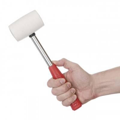 Будкрам купити Киянка резиновая 450 г. 65 мм, белая резина, металлич. ручка INTERTOOL HT-0227 Киянка резиновая 450 г. 65 мм, белая резина, металлич. ручка INTERTOOL HT-0227 5