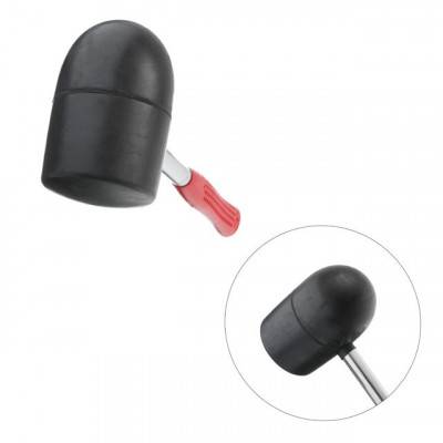 Будкрам купити Киянка резиновая 1250г, 90мм черная резина, металлическая ручка INTERTOOL HT-0228 Киянка резиновая 1250г, 90мм черная резина, металлическая ручка INTERTOOL HT-0228 4