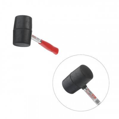 Будкрам купити Киянка резиновая 340 г, 55 мм, черная резина, металлич. ручка INTERTOOL HT-0229 Киянка резиновая 340 г, 55 мм, черная резина, металлич. ручка INTERTOOL HT-0229 4