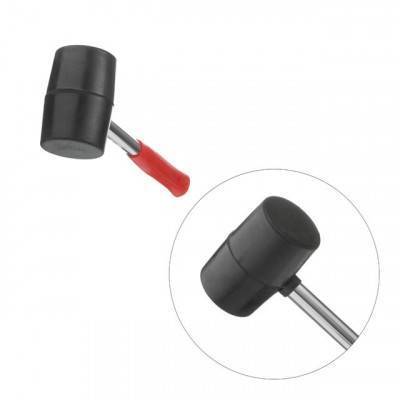 Будкрам купити Киянка резиновая 450 г. 65 мм, черная резина, металлич. ручка INTERTOOL HT-0231 Киянка резиновая 450 г. 65 мм, черная резина, металлич. ручка INTERTOOL HT-0231 4