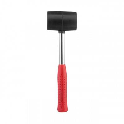 Будкрам купить Киянка резиновая 450 г. 65 мм, черная резина, металлич. ручка INTERTOOL HT-0231